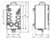 Dimensions: AS-Interface-Pneumatikmodul VAA-2EA-G1-ZE/P-S