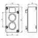 Dimensions: AS-Interface-Taster VAA-LT2-G1