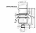 Dimensions: RFID read/write device IPH-30GM-V1