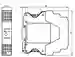 Dimensions: AS-Interface-Sensor-/Aktuatormodul VBA-4E4A-KE-ZE/R