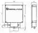 Dimensions: RFID read/write device IPH-F15-V1