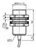 Dimensions: Inductive sensor NBB10-30GK50-E2-M