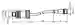 Dimensions: Terminal cable ICZ-2T/TR-0,2M-PUR ABG-V15B-G