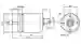 Dimensions: Multiturn absolute rotary encoder ENA36IL-S***-Analog