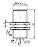 Dimensions: Sensor capacitivo CBB10-30GK60-E0