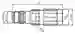 Dimensions: Male connector, field-attachable V1S-G-Q2