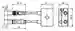 Dimensions: AS-Interface sensor/actuator module VBA-1E1A-G10-ZAL/E2L-1M-2V3-G Dimensions: AS-Interface sensor/actuator module VBA-1E1A-G10-ZAL/E2L-1M-2V3-G