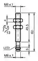 Dimensions: Sensor inductivo NEB4-8GM50-E2-V3