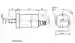 Dimensions: Encoder giratorio absoluto ENA42HT-S***-IO-Link