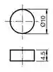 Dimensions: RFID Transponder IPC03-10 10pcs