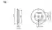 Dimensions: Cable pull ECN10TL-*