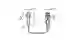 Dimensions: Inductive sensor NBB1,5-8GM40-E2-C-0,4M-V1