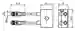 Dimensions: AS-Interface-Sensor-/Aktuatormodul VBA-2E1A-G10-ZAL/E2L-P1
