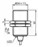 Dimensions: Inductive sensor NBB15-30GM50-A0-M1