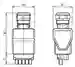 Dimensions: Connector ICZ-AIDA3-MSTB