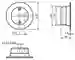 Dimensions: Etiqueta matricial PGV-DMC-AB