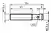Dimensions: Inductive sensor NSB2-12GH45-2E2-V1-M1-S2D2