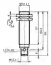 Dimensions: Inductive sensor NBB8-18GM60-A2-V1