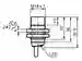 Dimensions: Induktiver Sensor NAN12-18GM30-E2-IO