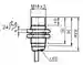 Dimensions: Sensor inductivo NBN12-18GM35-E3-5M