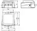 Dimensions: RFID read/write device IUT-F190-B40-2V1D-FR2-02