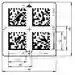 Dimensions: Metal Data Matrix tag PGV-CTM-2x2