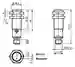 Dimensions: Sensor de triangulación (BGS) OBT150-18GM60-E5-V1