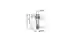 Dimensions: Induktiver Sensor NAB2-8GM30-E2-IO-V3
