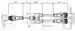 Dimensions: Cable de conexión Y V1-G-0,3M-PUR-A-T-1,2M-V1-G-Y7