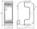 Dimensions: Sensor output interface terminal KCD2-E2L