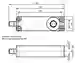 Dimensions: Sensor ultrasónico UB500-F54-I-V15