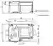 Dimensions: RFID evaluation unit IC-KP-R2-V1
