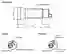 Dimensions: Through-beam ultrasonic barrier UBE4000-30GM-SA2-V15