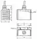 Dimensions: Inclination sensor INY030D-F99-2I2E2-25M