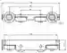 Dimensions: Guide bar WCS2-GT-WD-M1