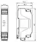 Dimensions: AS-Interface-Sicherheitsmodul VAA-2E2A-KE1P-S/E2