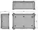 Dimensions: Field Unit, Stainless Steel LB9508-T5*-B-M**-**-*-Y*