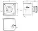 Dimensions: NOT-HALT-Taster VAZ-2E1A-F85A-S