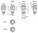 Dimensions: Thru-beam sensor (pair) OBE15M-18GM40A-SE0