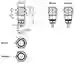 Dimensions: Sensor fotoeléctrico de barrera unidireccional (par) OBE25M-18GM40-SE0