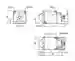 Dimensions: Radar sensor MWC25M-L2M-B20-V15