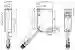 Dimensions: Retroreflective area sensor OGR4000-R305-2EP-IO-0,3M-V1