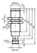 Dimensions: Inductive sensor NMB5-18GM65-E2-FE-V1