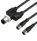Product photo: Y connection cable V3-GM-BK0,3M-PUR-U-T-V1-G