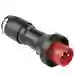 Product photo: Plug 16A, 4 pole, red PS16-740600