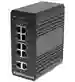 Product photo: Ethernet switch unmanaged PoE voltage-boost switch ICRL-U-10RJ45-PoE-B-DIN