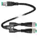 Product photo: Cable de conexión Y V1-G-0,3M-PUR-A-T-1,2M-V1-G-Y7