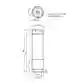 Dimensions: Signal tower IO-Link ICA-SL-9MCS-70MM-IO-V1