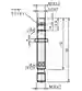 Dimensions: Induktiver Sensor NCB1,5-12GM70-E2-D-V1