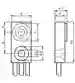 Dimensions: Inductive sensor NBB1,5-F79-E2